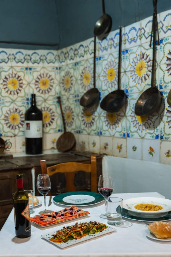 GARBANZOS CON CONGRIO MESÓN DE LA DOLORES