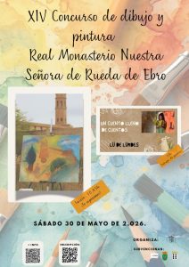 CARTEL XIV CONCURSO DE DIBUJO Y PINTURA MONASTERIO DE RUEDA